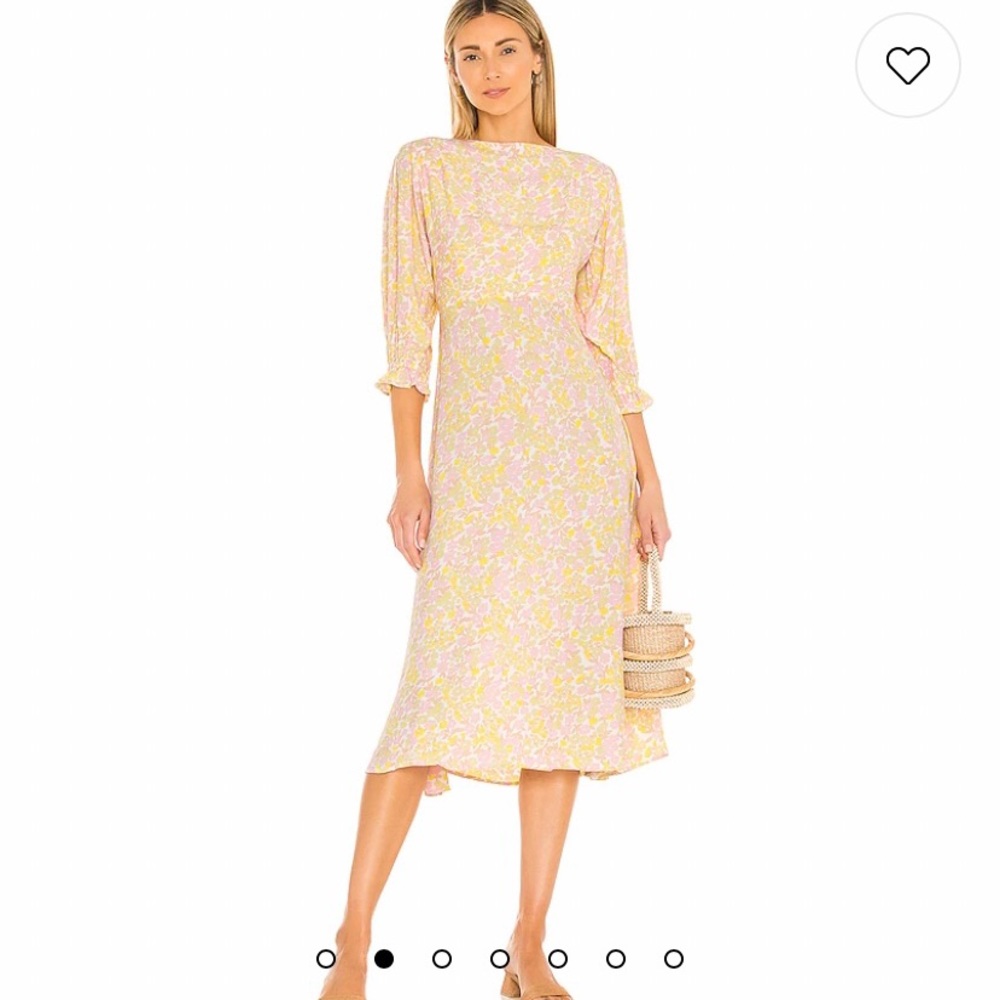 Faithfull the brand Clement Midi Dress in Ida Floral Print
